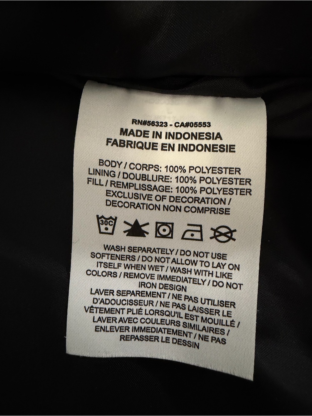 Nike Icon Glossy Black Quilted Puffer Jacket - Picture 8 of 8